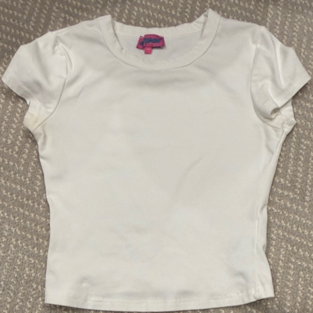 Edikted Cream Short Sleeve Tee